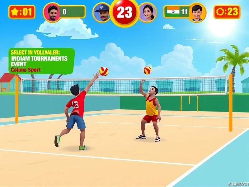 Sunny Spikers Flash Indian tournament event